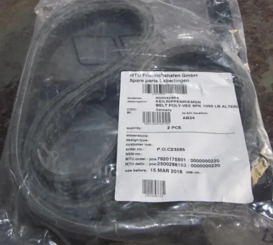 Picture of BELT POLY-VEE 8PK 1050 LB ALTERNATOR