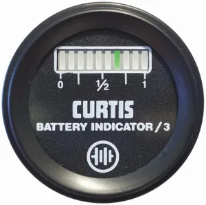 Curtis Battery Gauge 12-48 Volt