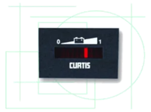 Curtis Battery Gauge 12-48 Volt