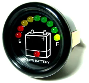 Battery Discharge Indicator LED 12-48 Volt