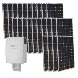 6,000-Watt Monocrystalline PV Grid-Tied Solar Power Kit