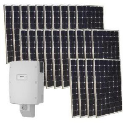 Picture of 6,000-Watt Monocrystalline PV Grid-Tied Solar Power Kit