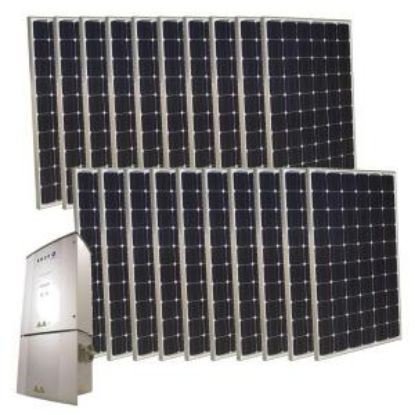 Picture of 5,000-Watt Monocrystalline PV Grid-Tied Solar Power Kit