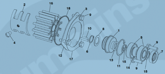 Picture of Repair Kit ( Sea Water Pump Pump-Major)