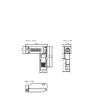 Picture of IE FC RJ45 PLUG 90 2X2, RJ45 PLUG CONNECTOR (10/100MBIT/S) WITH RUGGED METAL HOUSING AND FC CONNECTING METHOD FOR IE FC CABLE 2X2 90 DGR CABLE OUTLET 1 PACK = 1 PCS