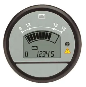 LCD Digital Hour Meter and Battery Meter 12V dc