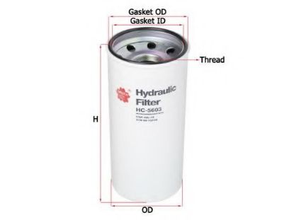 Picture of Hydraulic Oil Filter, Spin On