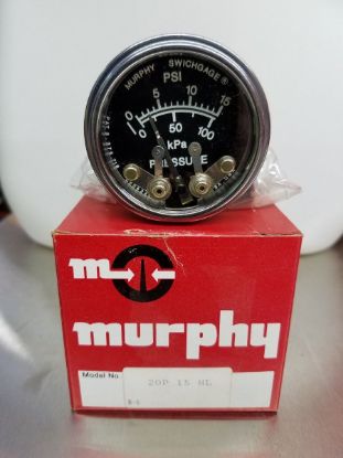Picture of 15 PSI OIL PRESSURE GAUGE (HIGH-LOW CUT OFF)