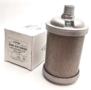 Pneumatic Damper Muffler 1/2" NPT Male