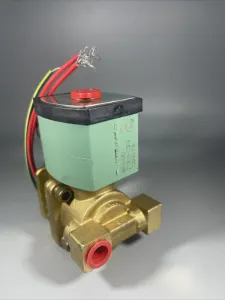 120V Ac Brass Solenoid Valve, 1/4 In Pipe Size