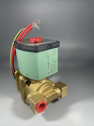 Picture of 120V Ac Brass Solenoid Valve, 1/4 In Pipe Size