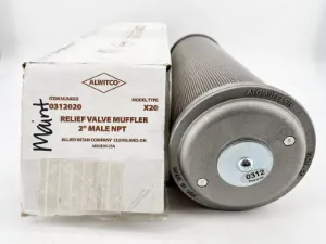 Model X20 Atomuffler Relief Valve Muffler 2" NPT