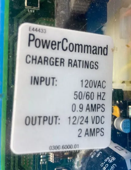 Picture of CONTROL ASSY (2 AMP CHRGR)