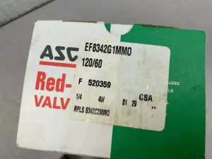 RED HAT SOLENOID VALVE 1/4" PIPE 120V. COIL