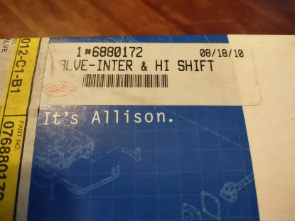 Picture of VALVE-INTER & HI SHIFT