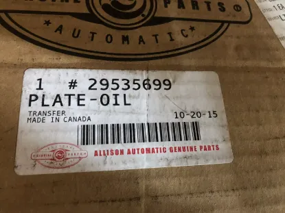 Picture of PLATE-OIL TRANSFER