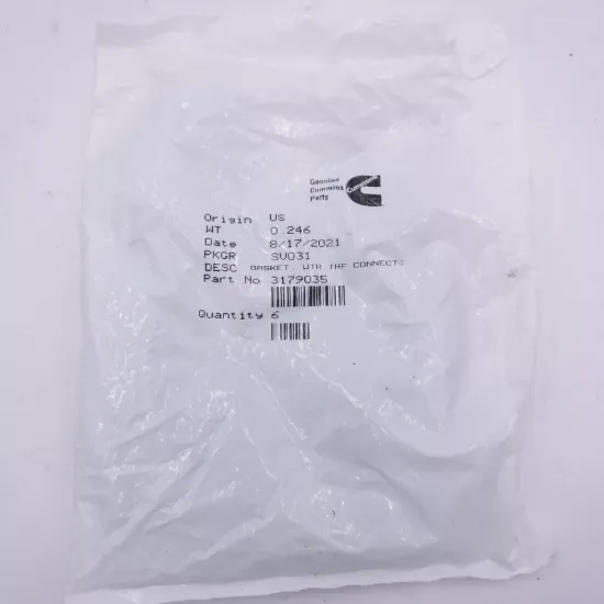 Picture of GASKET, WTR TRF CONNECTION