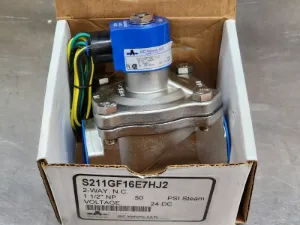 SOLENOID VALVE 24V 1-1/2" 2-Way N.C. 316 SS
