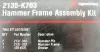 Picture of HAMMER FRAME ASSEMBLY KIT