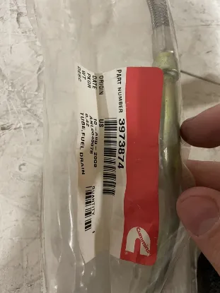 Picture of TUBE-FUEL DRAIN