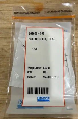 Picture of SOLENOID SEAL KIT