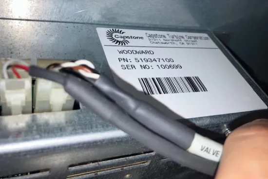 Picture of NatGas Turbine 3PH 480V 60kW NEW BATTERY PACK 100hrs