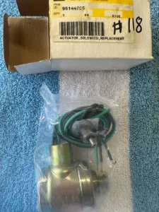 Actuator, Solenoid, Replacement
